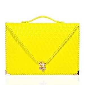 Sassy Jones Neon Yellow Laptop Bag